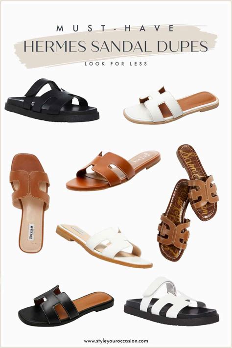 dupe hermes sandale|Hermes dupe sandals primark.